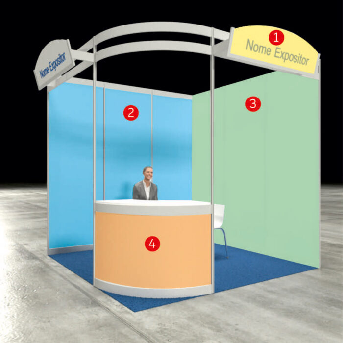 Grafismo adicional - Stand Tipo 2 | Round Label (ver descrição)